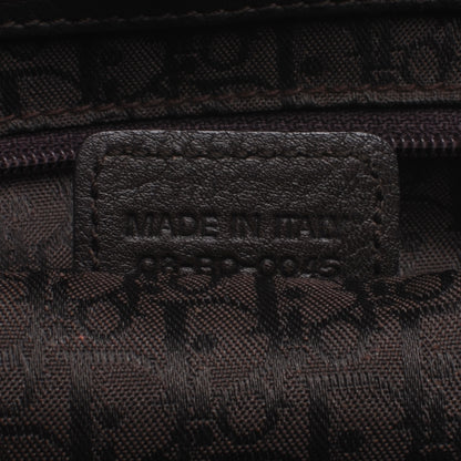 Christian Dior Leather Cannage Stitched Tote Dark Brown 7 of 7