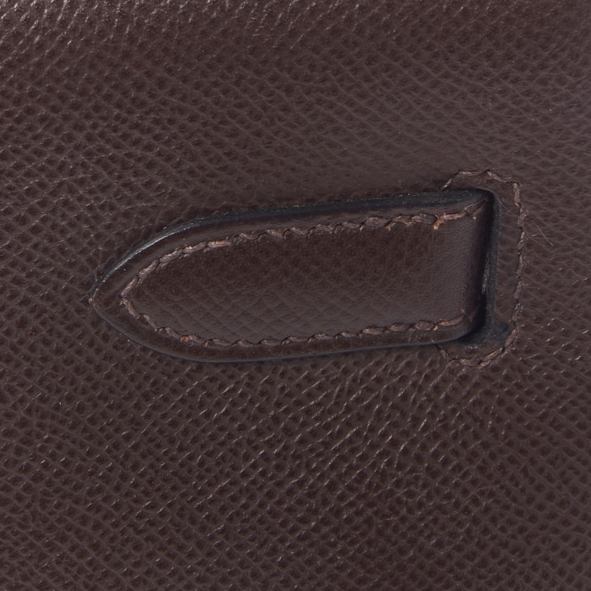 Hermes Epsom Kelly Sellier 32 Chocolate 9 of 33