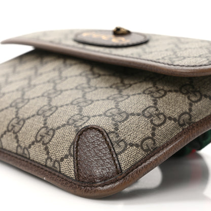 Gucci GG Supreme Monogram Neo Vintage Web Belt Bag Brown 9 of 10