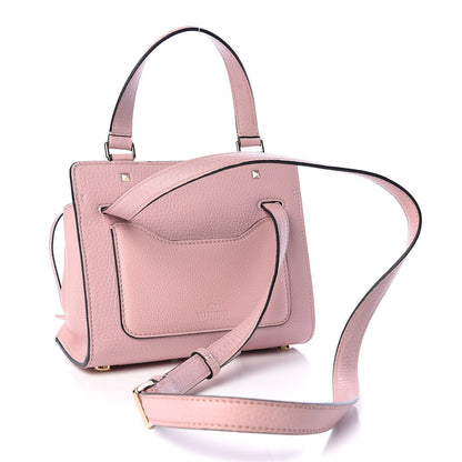 Valentino Garavani Pebbled Calfskin Small Joylock Satchel Loto 3 of 10