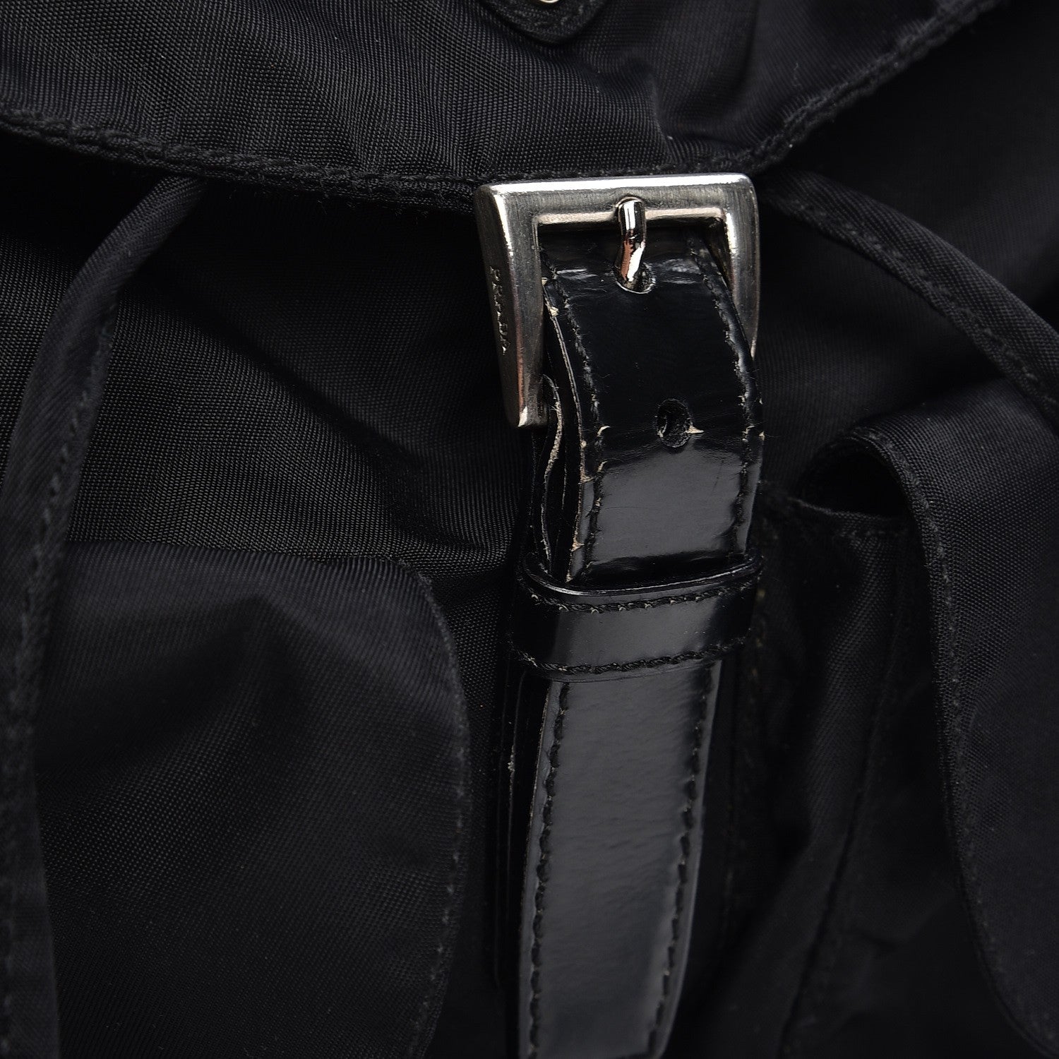 Prada Nylon Vela Medium Backpack Black 11 of 12
