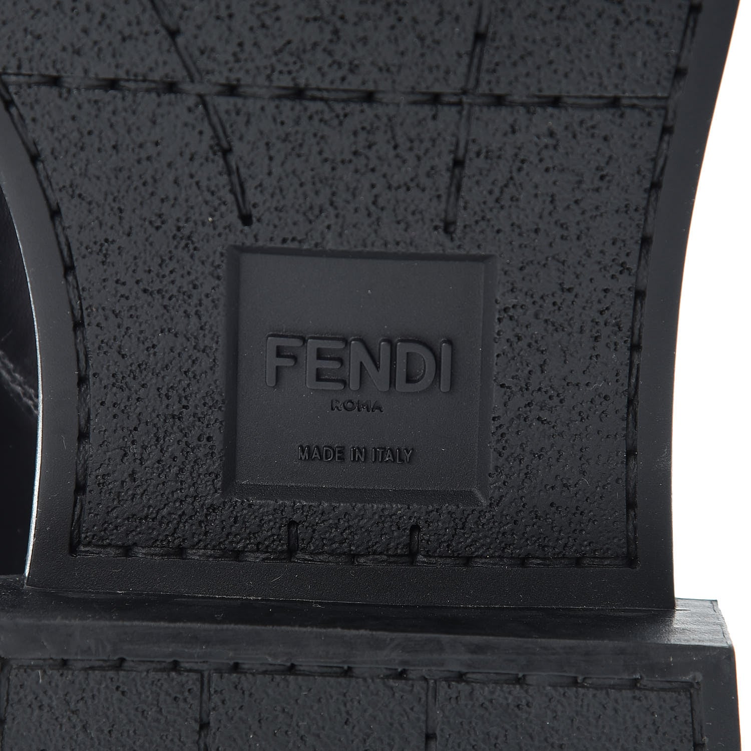 Fendi Calfskin Chelsea Boots 7 Black 6 of 7