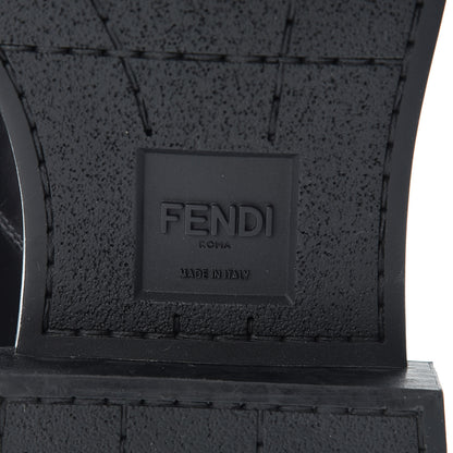 Fendi Calfskin Chelsea Boots 7 Black 6 of 7