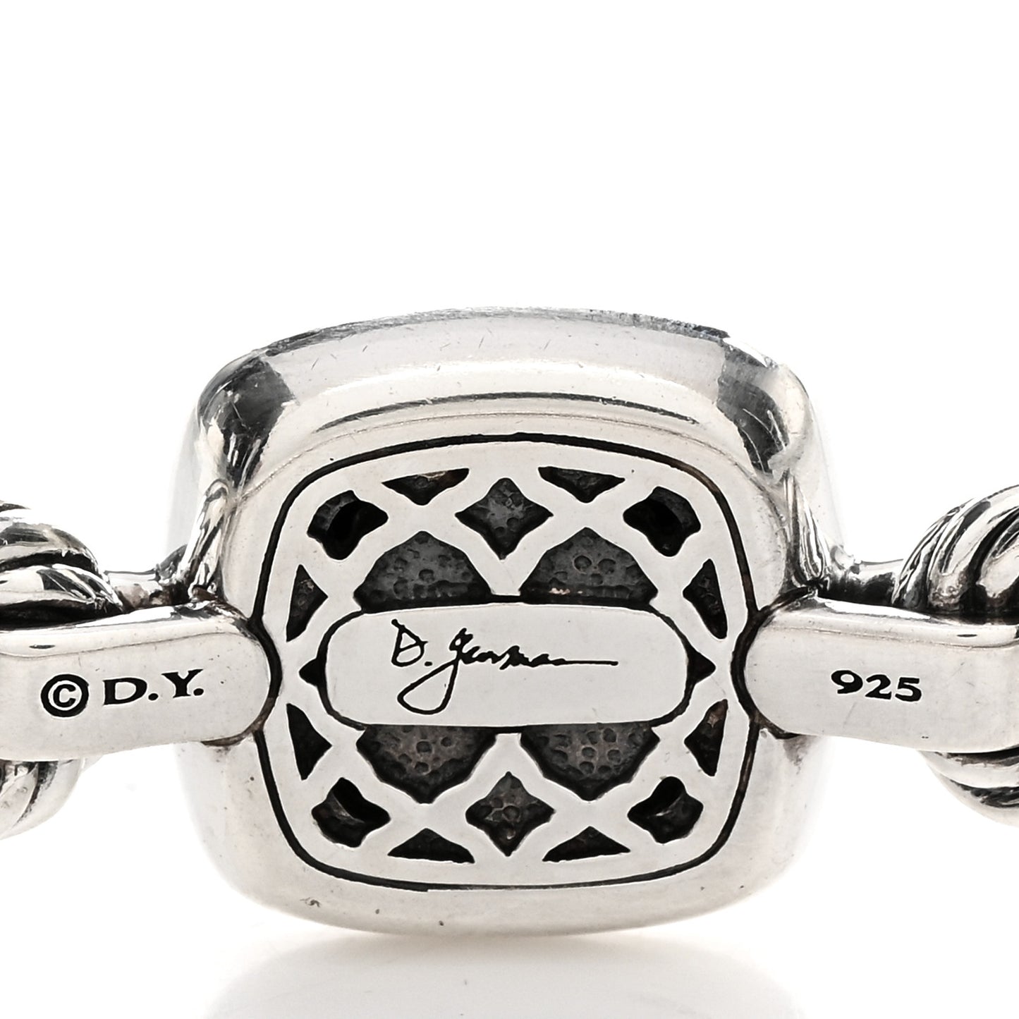 Sterling Silver Diamond Black Onyx Albion Cable Bracelet