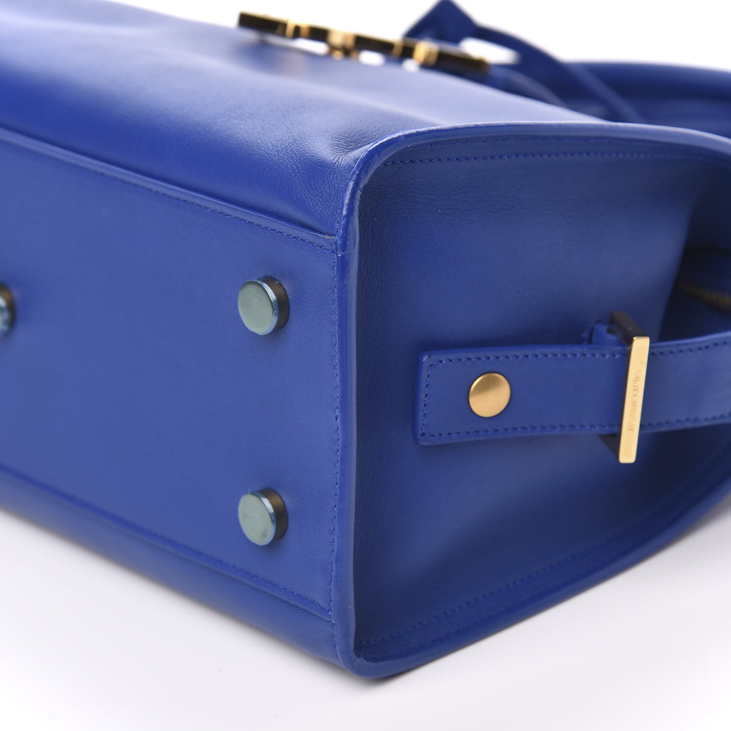 Calfskin Monogram Baby Cabas Blue Majorelle