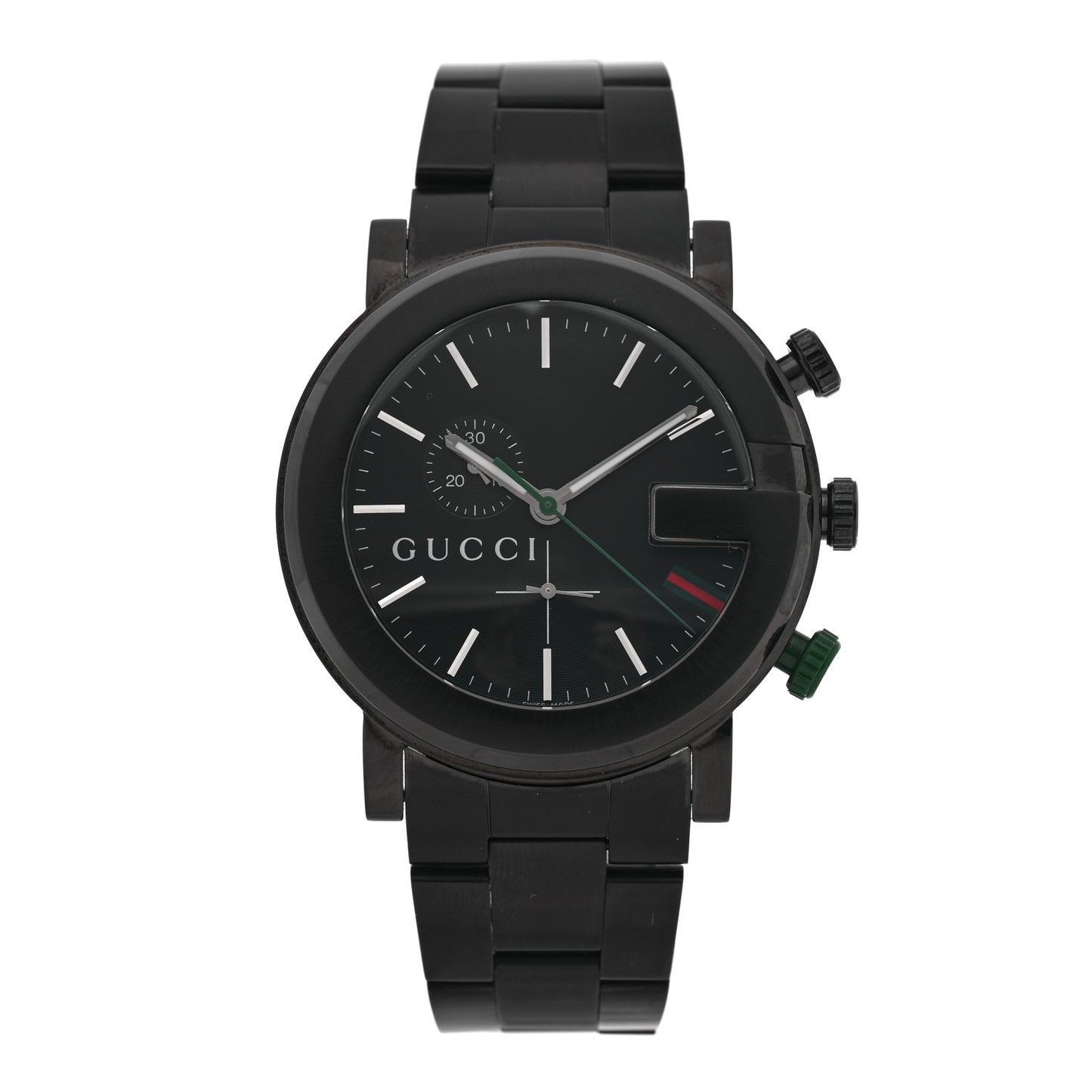 PVD Stainless Steel 44mm 101M G-Chrono Quartz Watch Black