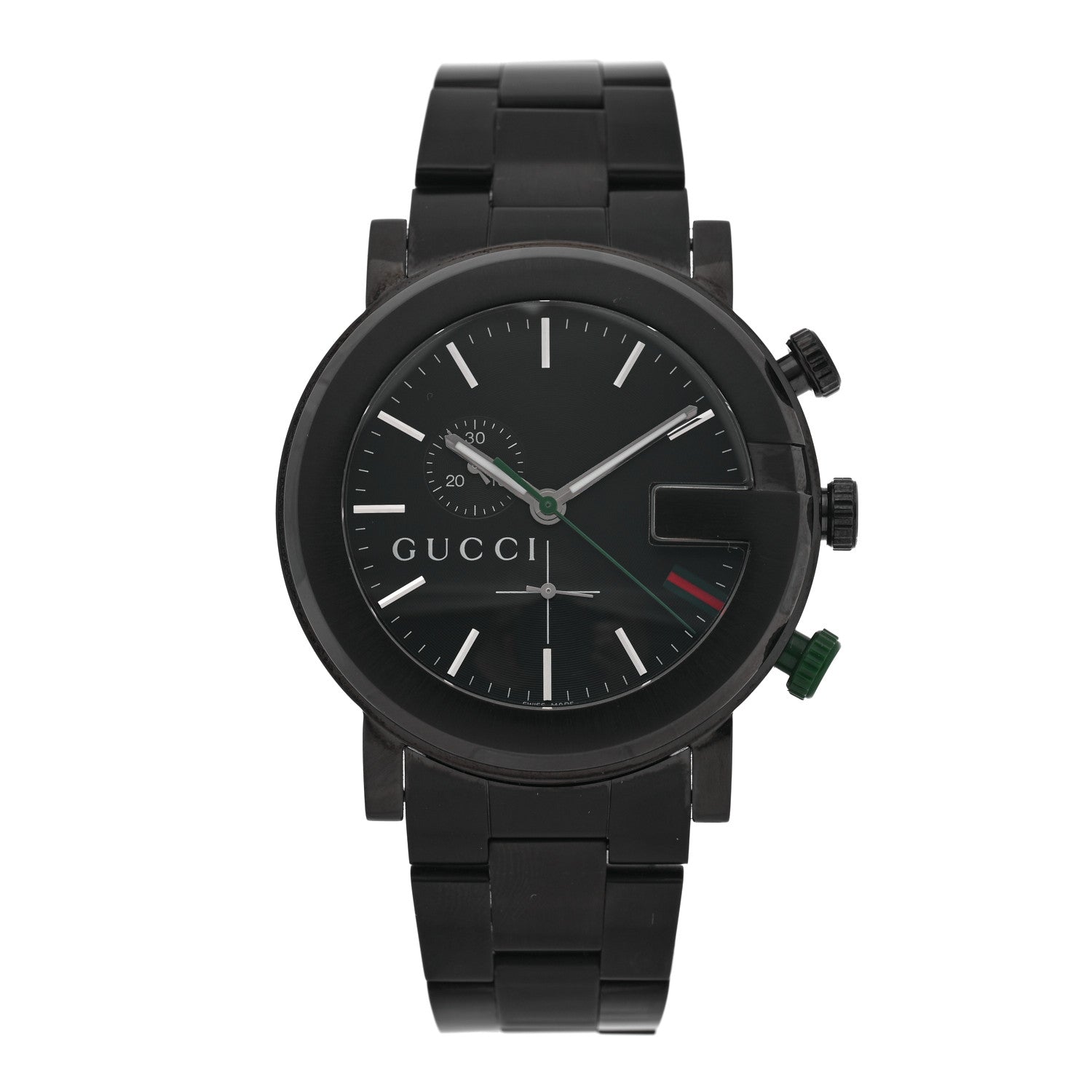 Gucci PVD Stainless Steel 44mm 101M G-Chrono Quartz Watch Black 1 of 5