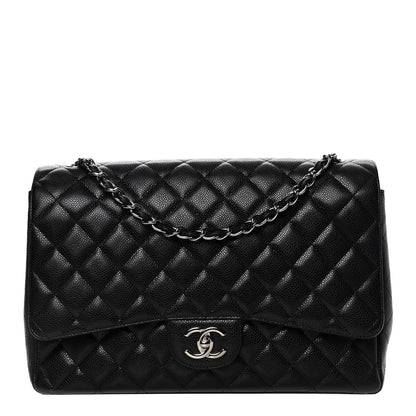 Chanel Caviar Quilted Maxi Double Flap Black 1 of 7