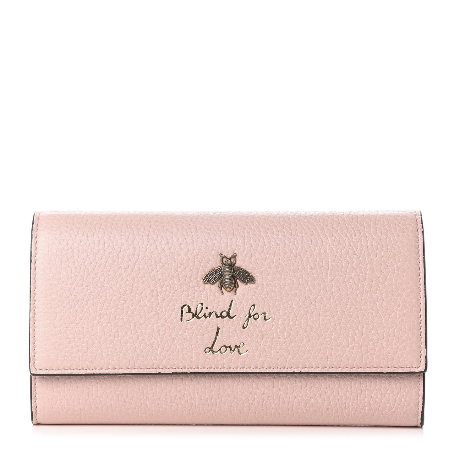 Calfskin Animalier Continental Wallet Porcelain Rose