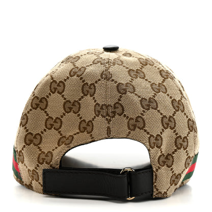 Gucci Monogram Web Baseball Hat L Beige Cocoa 6 of 9