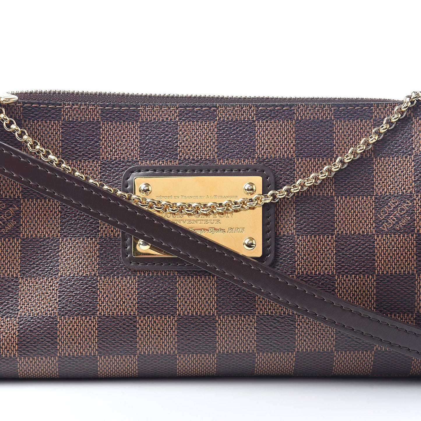 Damier Ebene Eva Clutch