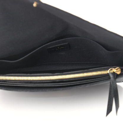Louis Vuitton Empreinte Pochette Felicie Chain Wallet Black 6 of 13