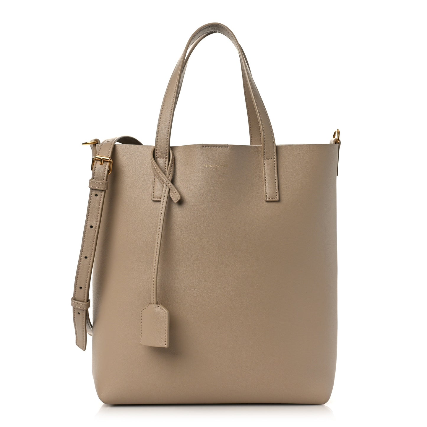 Calfskin Toy Shopping Tote Nude Powder
