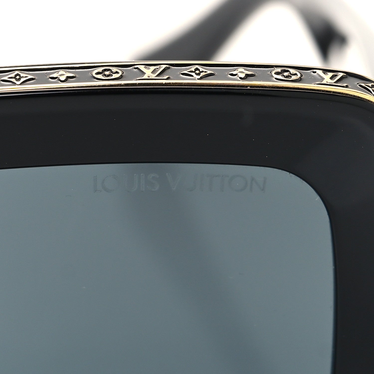Louis Vuitton X NIGO Acetate 1.1 Zillionaires Sunglasses Z1591E Black 7 of 8