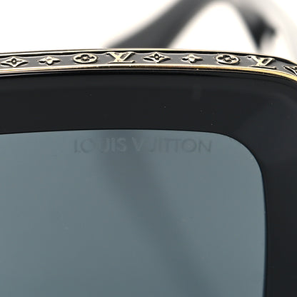 Louis Vuitton X NIGO Acetate 1.1 Zillionaires Sunglasses Z1591E Black 7 of 8
