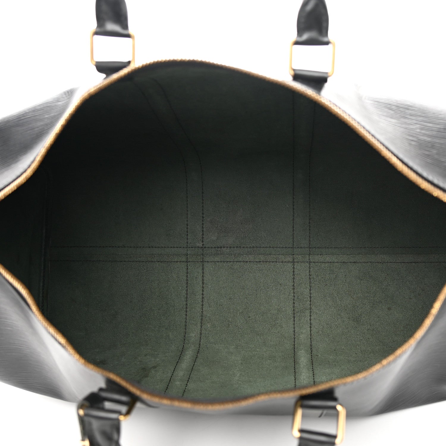 Louis Vuitton Epi Keepall 50 Black 4 of 16