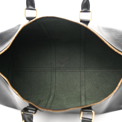 Louis Vuitton Epi Keepall 50 Black 4 of 16