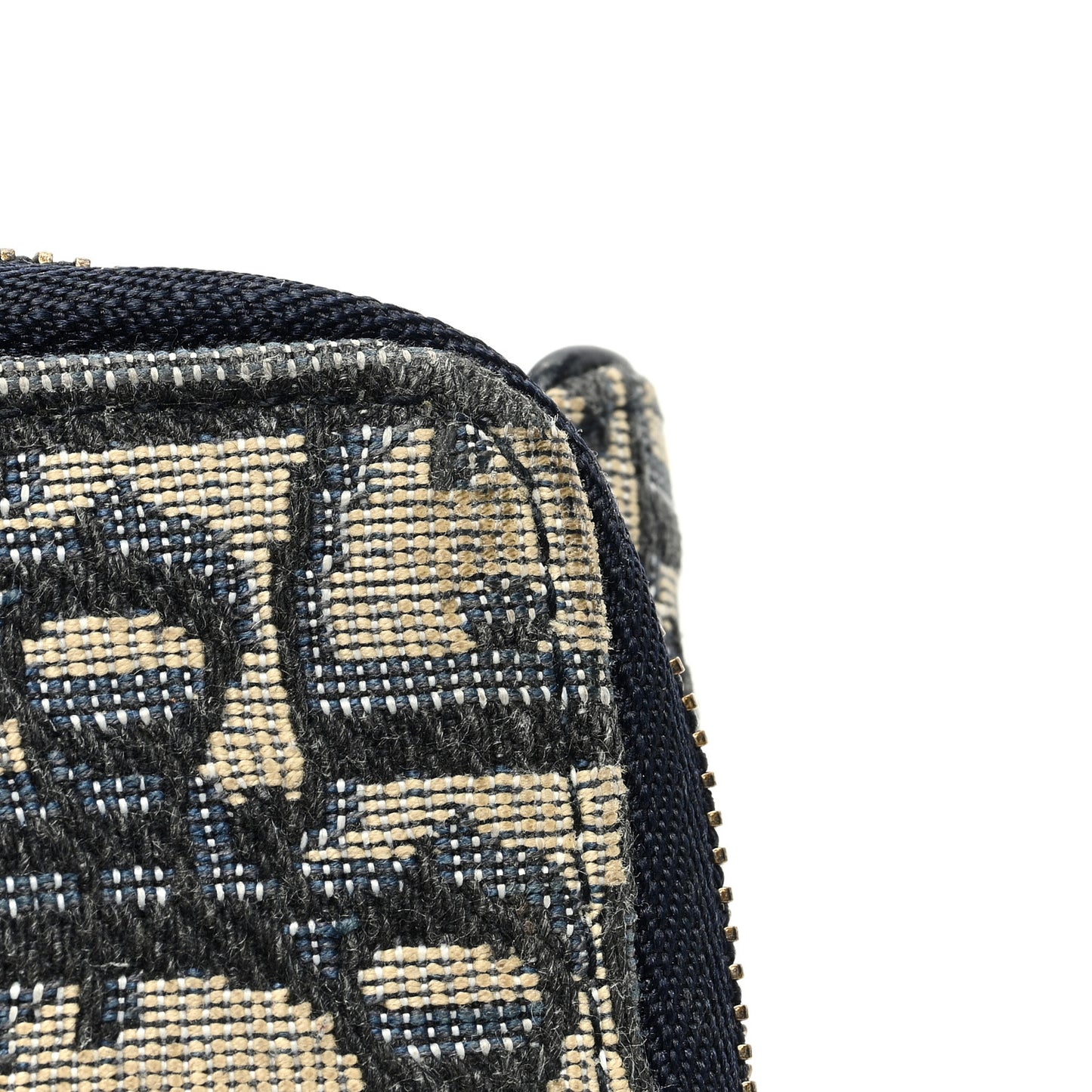 Oblique Saddle Lotus Wallet Blue