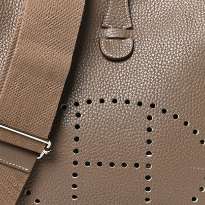 Hermes Taurillon Clemence Evelyne III PM Etoupe 8 of 12