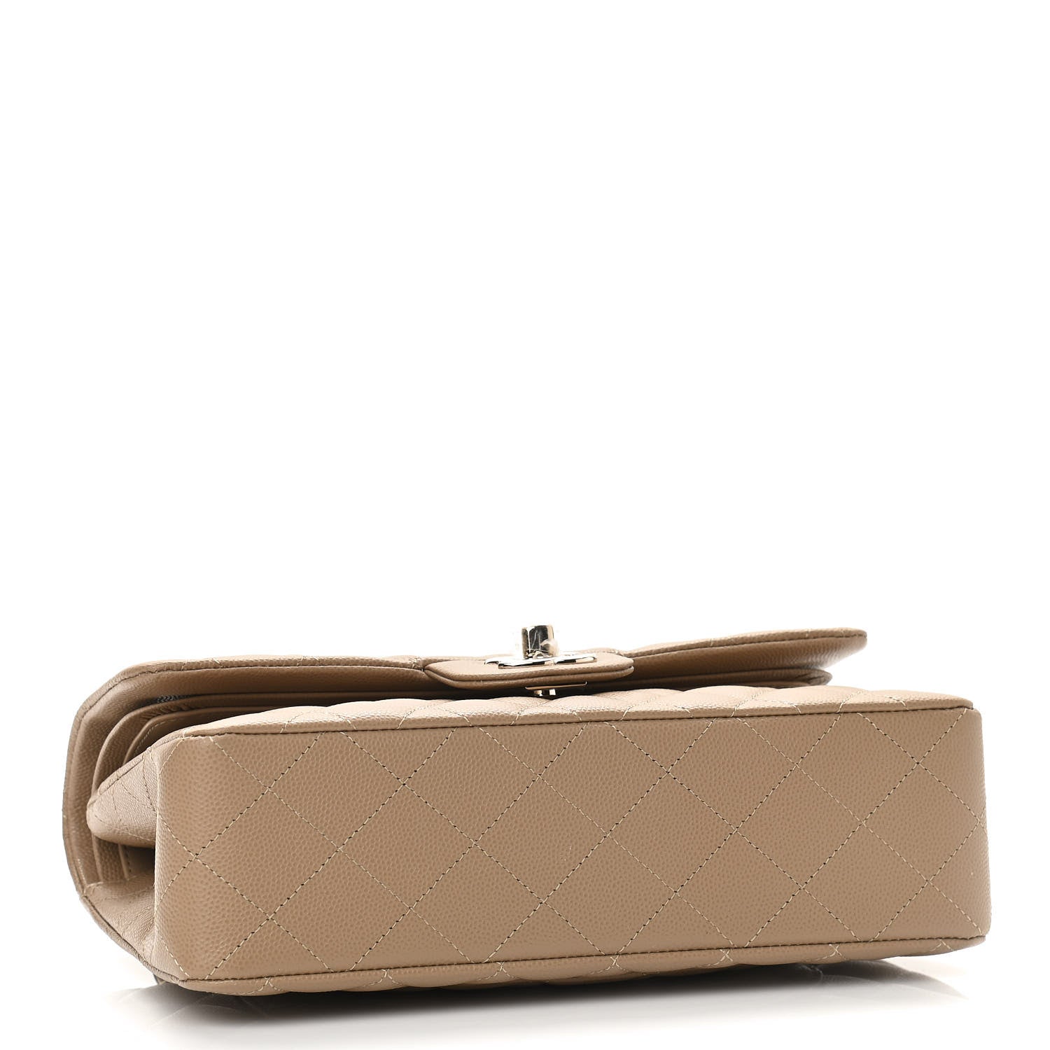 Chanel Caviar Quilted Small Double Flap Dark Beige 4 of 11