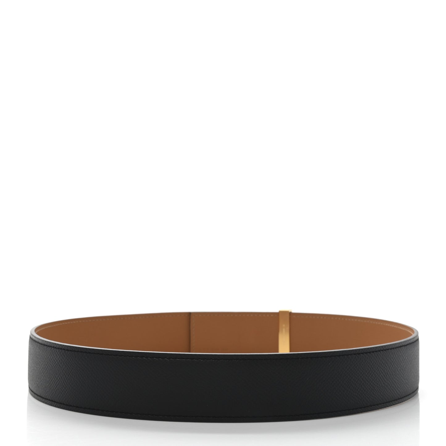 Epsom Swift 35mm Collier De Chien CDC As De Coeur Belt 75 Black Gold