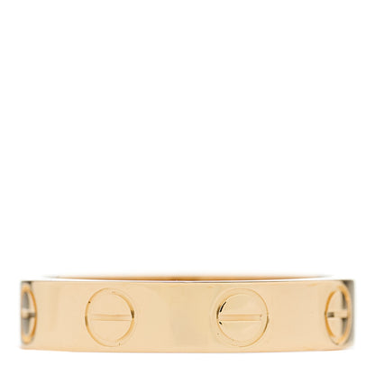 Cartier 18K Yellow Gold 3.5mm LOVE Wedding Band Ring 46 3.75 3 of 4