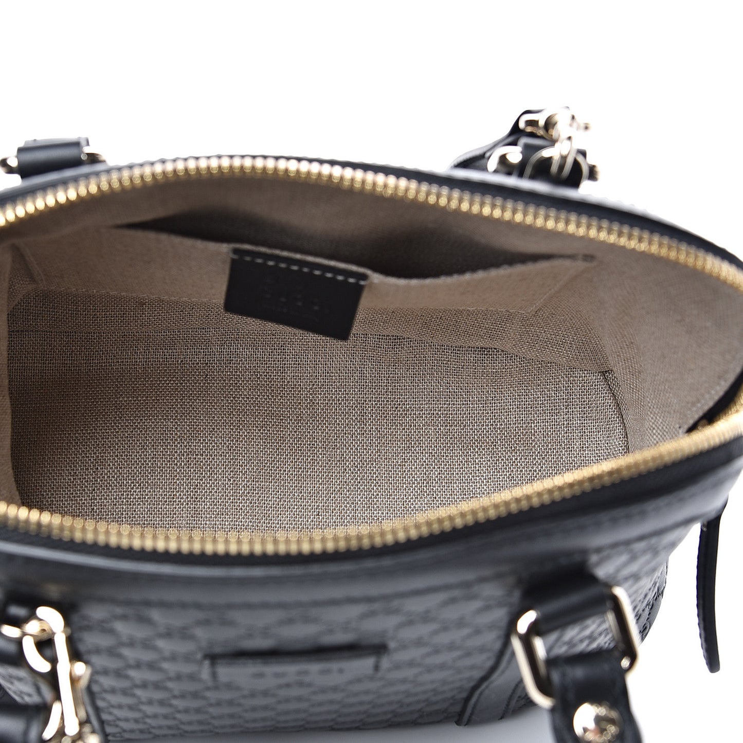 Microguccissima Mini Dome Bag Black