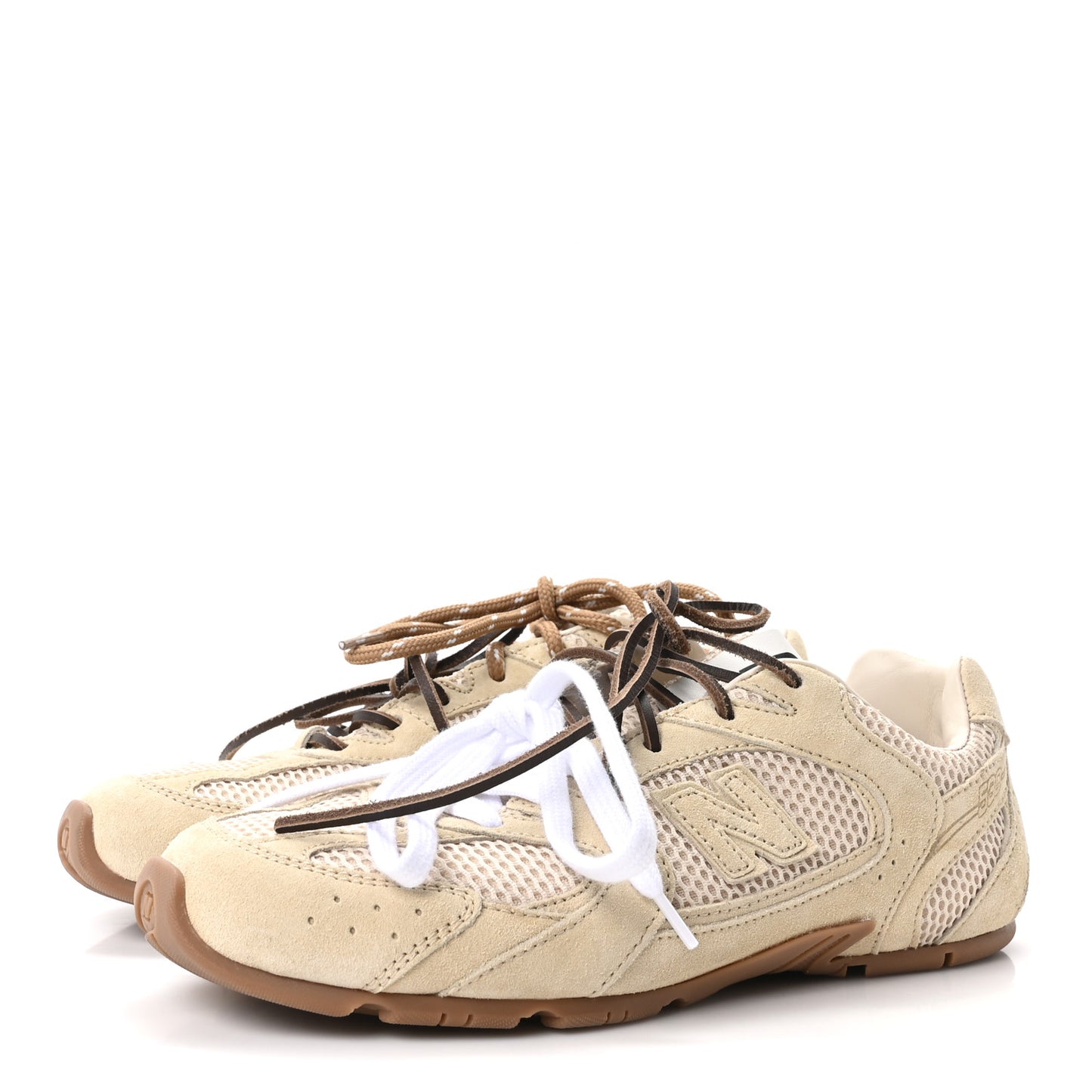 X NEW BALANCE Mesh Suede 530 SL Sneakers 38 Burro