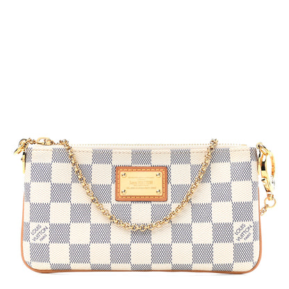 Louis Vuitton Damier Azur Pochette Milla MM 1 of 4