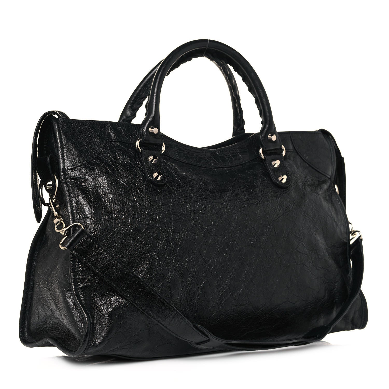 Balenciaga Agneau Classic Silver Hardware City Black 3 of 21