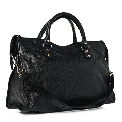 Balenciaga Agneau Classic Silver Hardware City Black 3 of 21