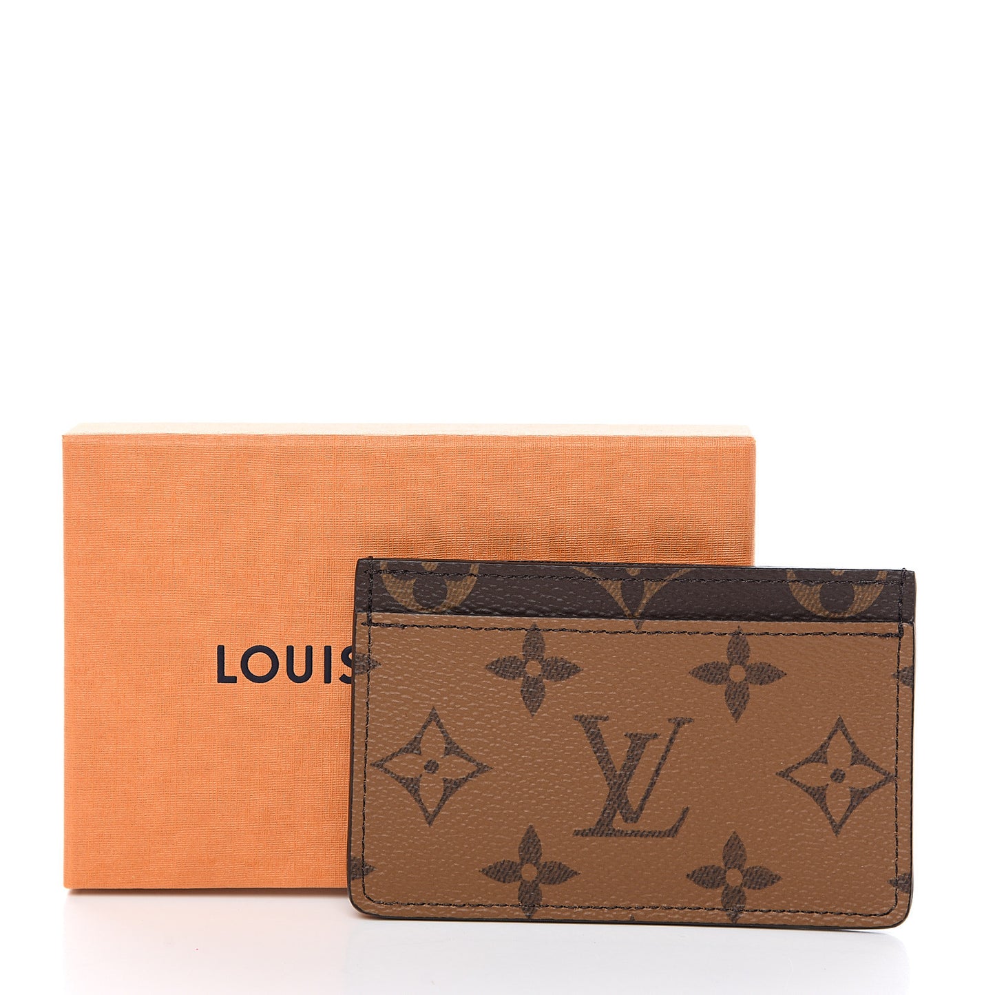 Reverse Monogram Card Holder