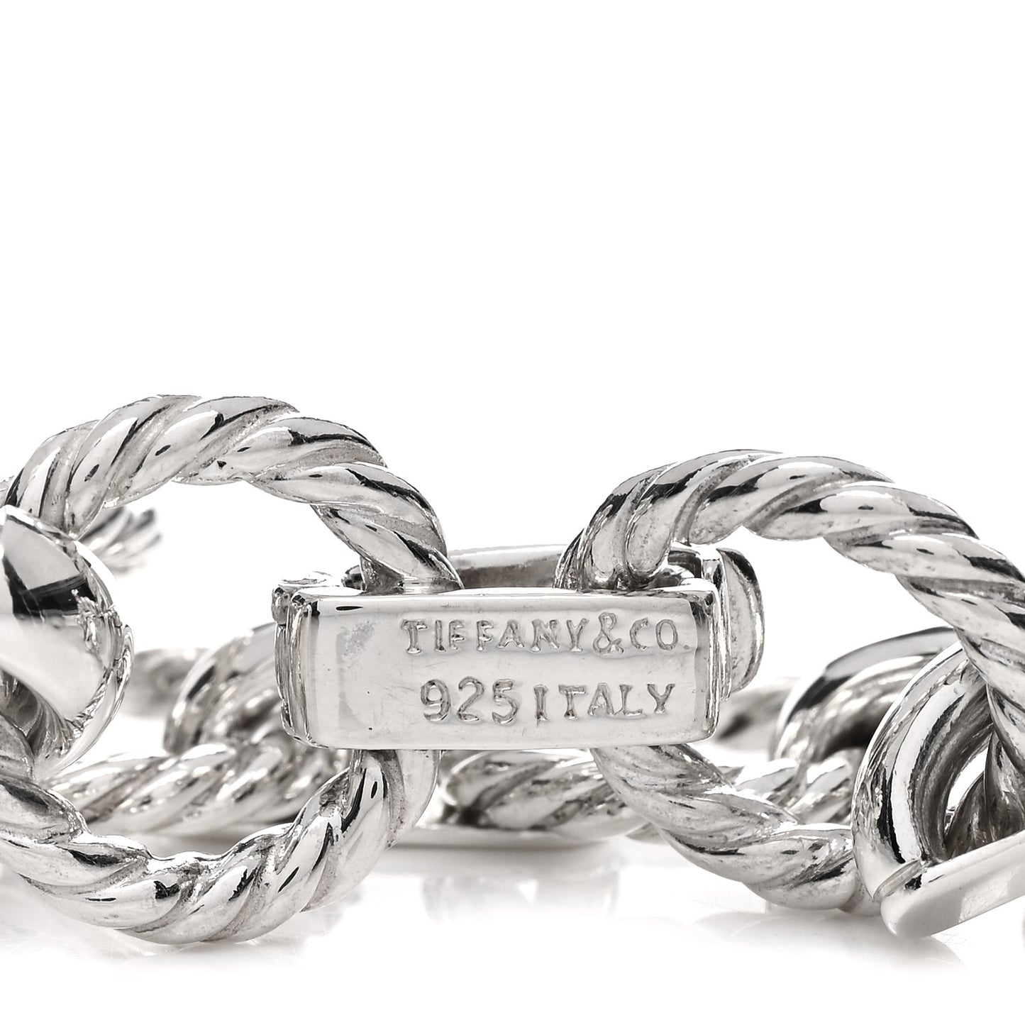 Sterling Silver Circle Link Bracelet