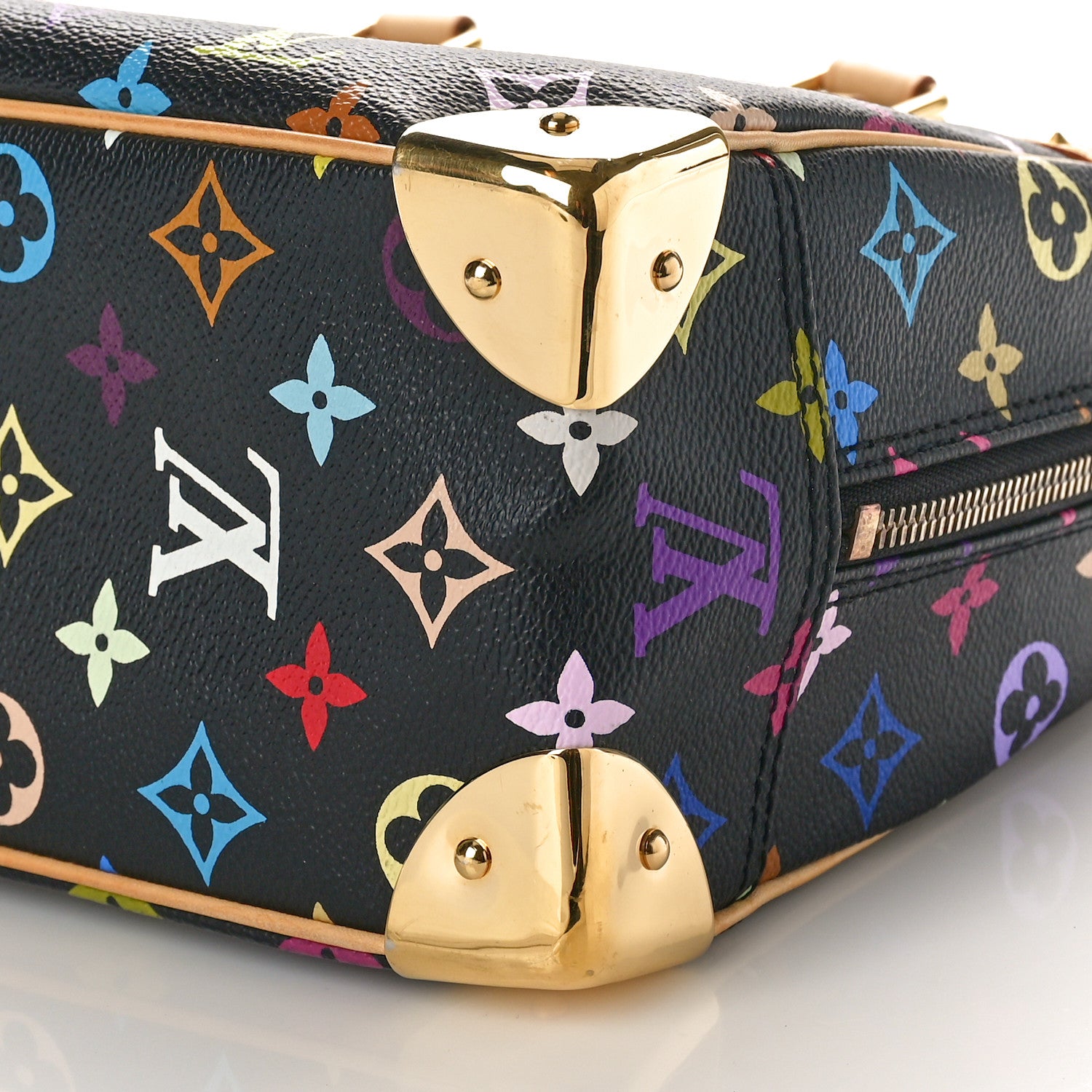 Louis Vuitton Monogram Multicolor Trouville Black 8 of 10