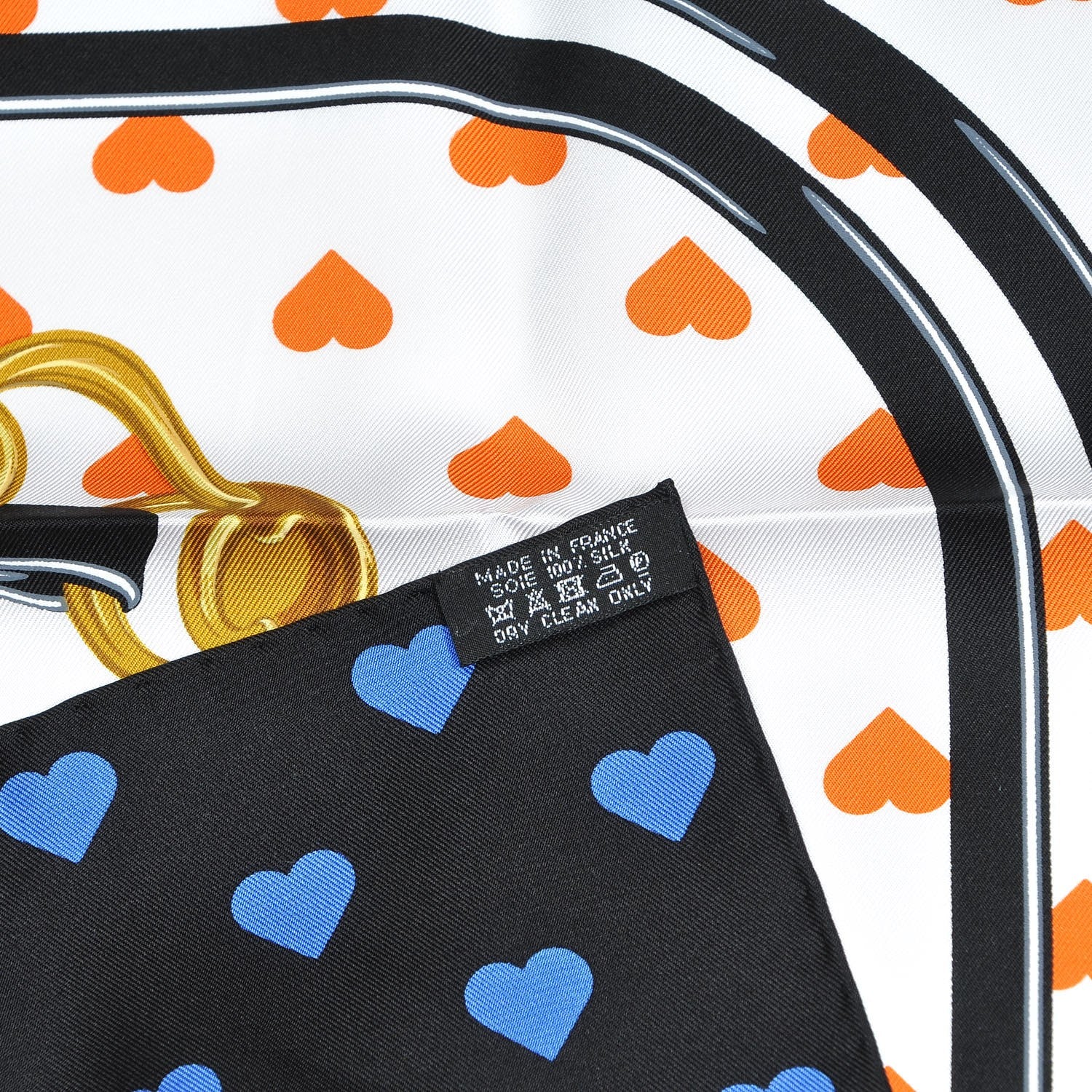 Hermes Silk Brides De Gala Love Scarf 90 4 of 4