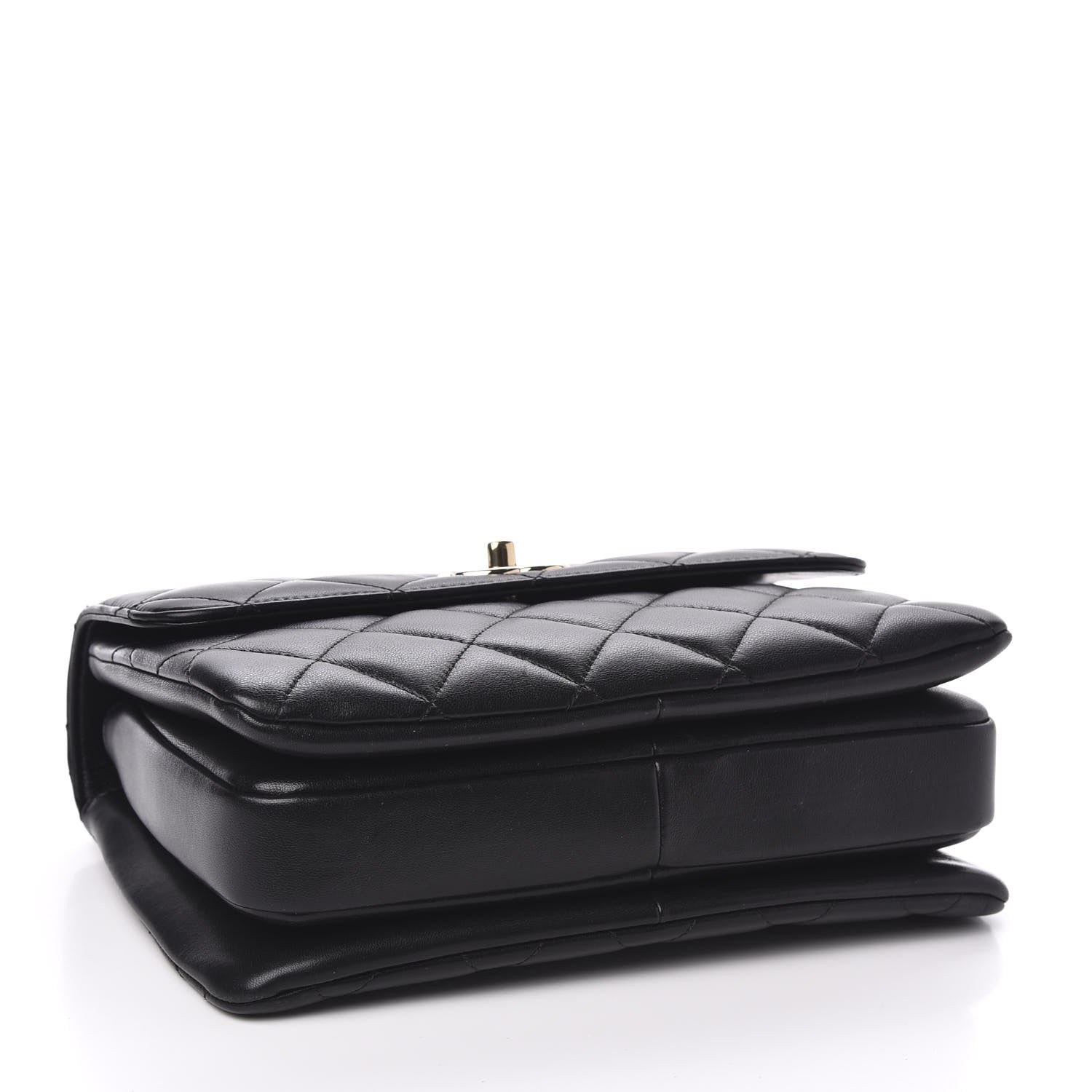 Chanel Lambskin Quilted Small Trendy CC Dual Handle Flap Bag Black 4 of 10