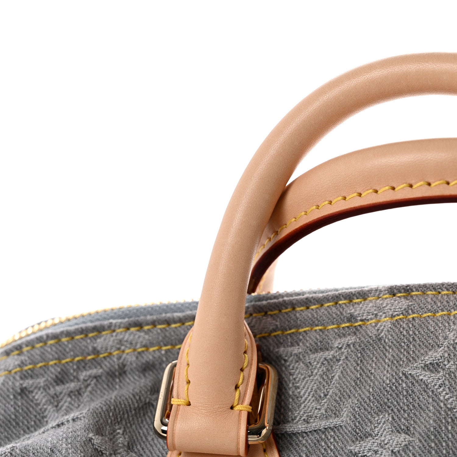 Louis Vuitton Monogram Denim Speedy Soft 30 Washed Gray 10 of 11