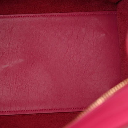 Saint Laurent Calfskin Small Classic Y Cabas Fuchsia 12 of 13