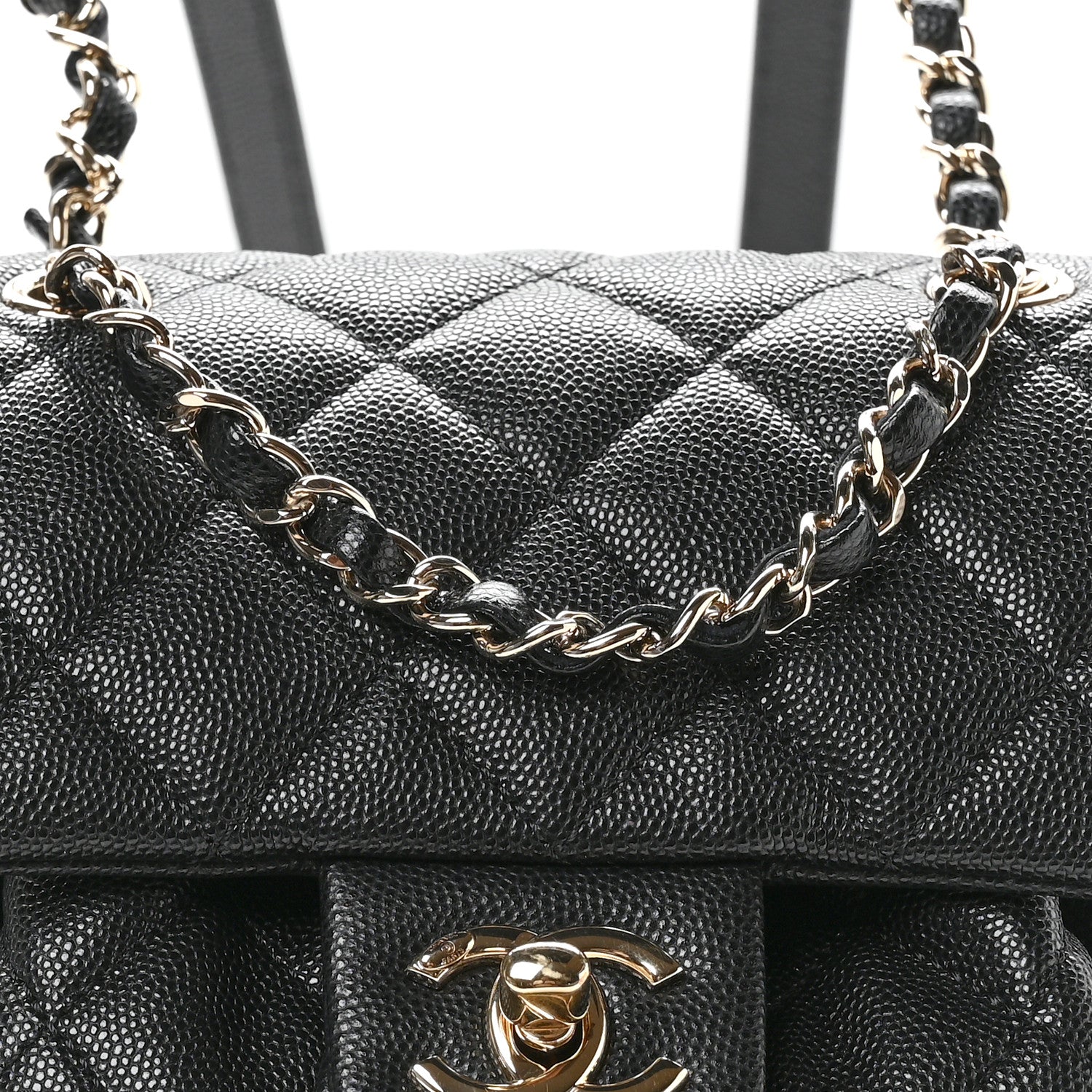 Chanel Caviar Quilted Mini Urban Spirit Backpack Black 8 of 12