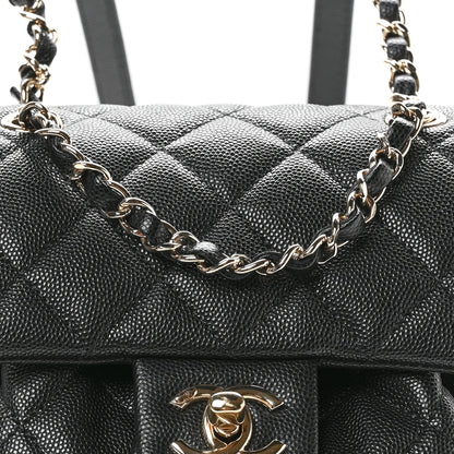 Chanel Caviar Quilted Mini Urban Spirit Backpack Black 8 of 12