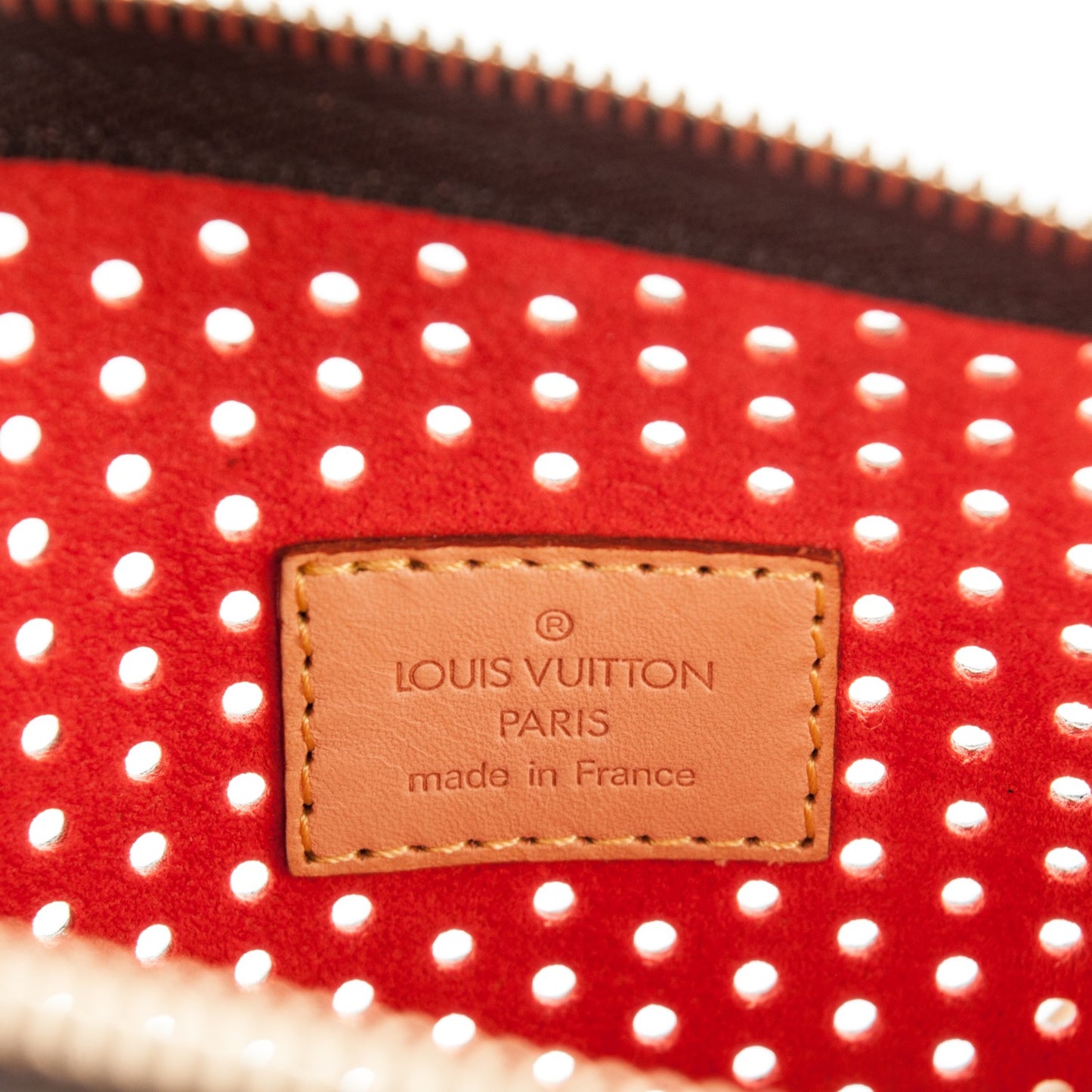 Monogram Perforated Speedy 30 Orange