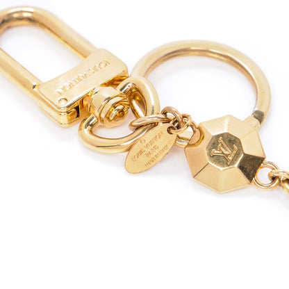 Louis Vuitton LV Facettes Bag Charm Key Holder Gold 3 of 3