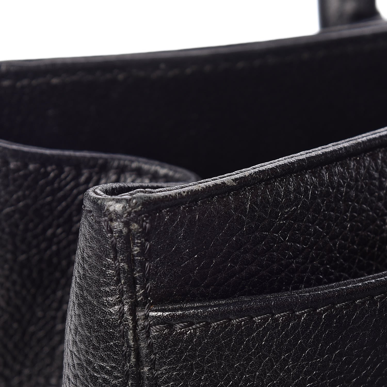 Chanel Calfskin Cerf Executive Shopper Tote Black 10 of 14