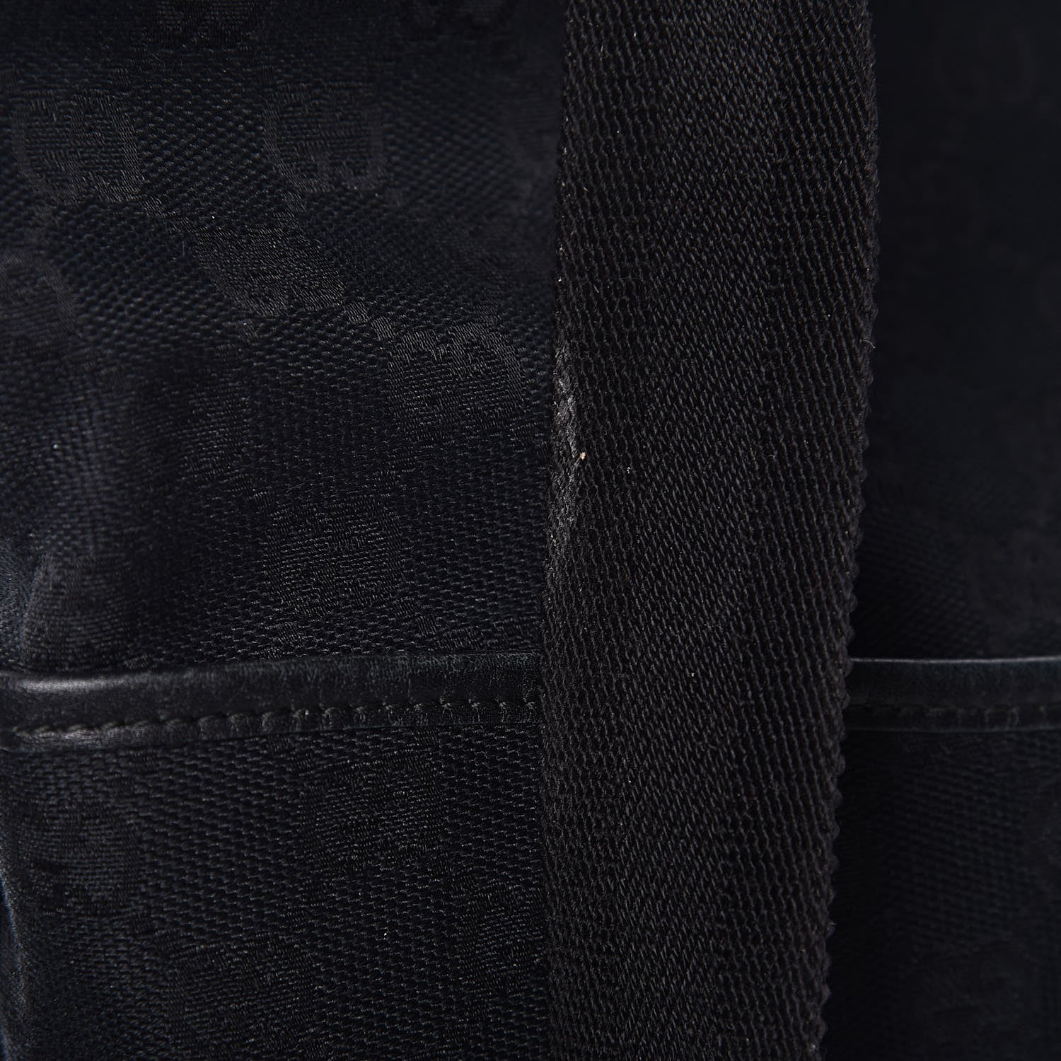 Gucci Monogram Calfskin Perforated Medium Flat Messenger Bag Black 13 of 17