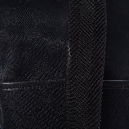 Gucci Monogram Calfskin Perforated Medium Flat Messenger Bag Black 13 of 17