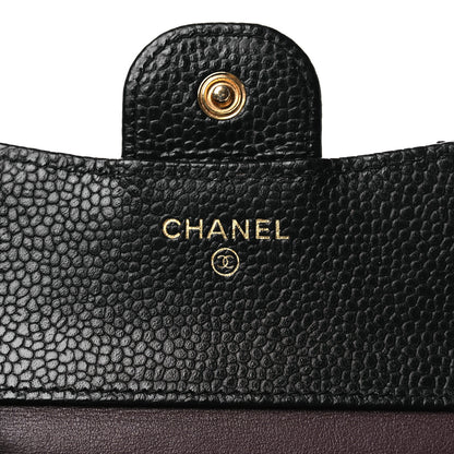 Chanel Caviar Quilted Compact Flap Wallet Black 6 of 10