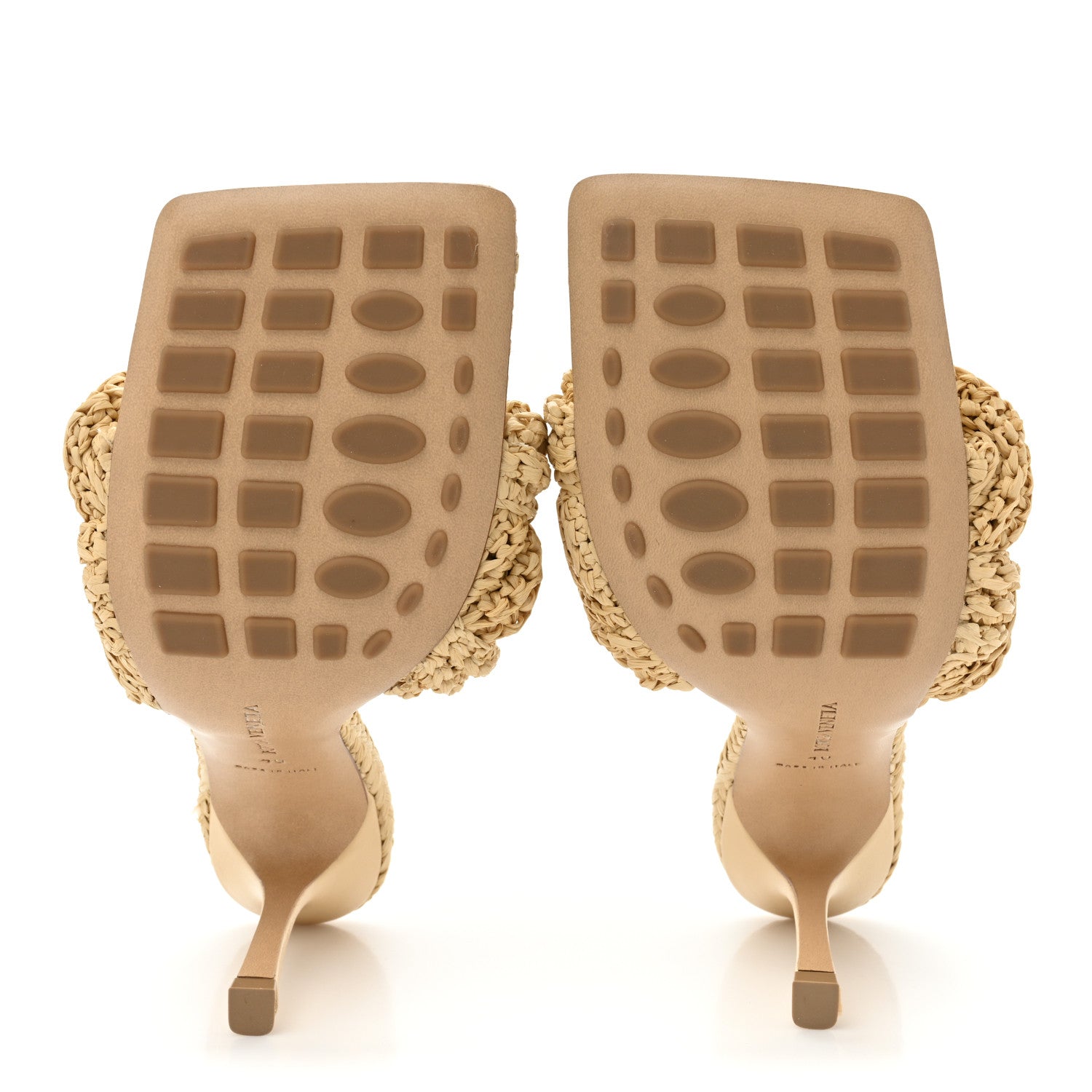 Bottega Veneta Raffia Intrecciato Lido Mule 90 Sandals 40 Cane Sugar 5 of 9