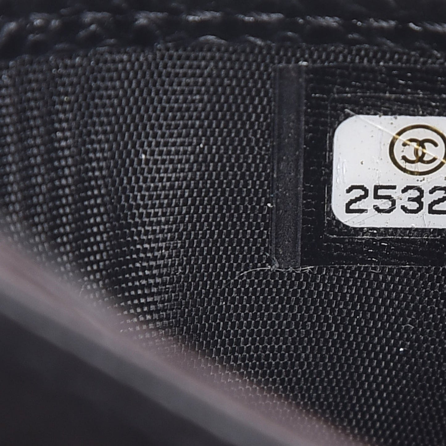 Caviar Quilted Card Holder Black