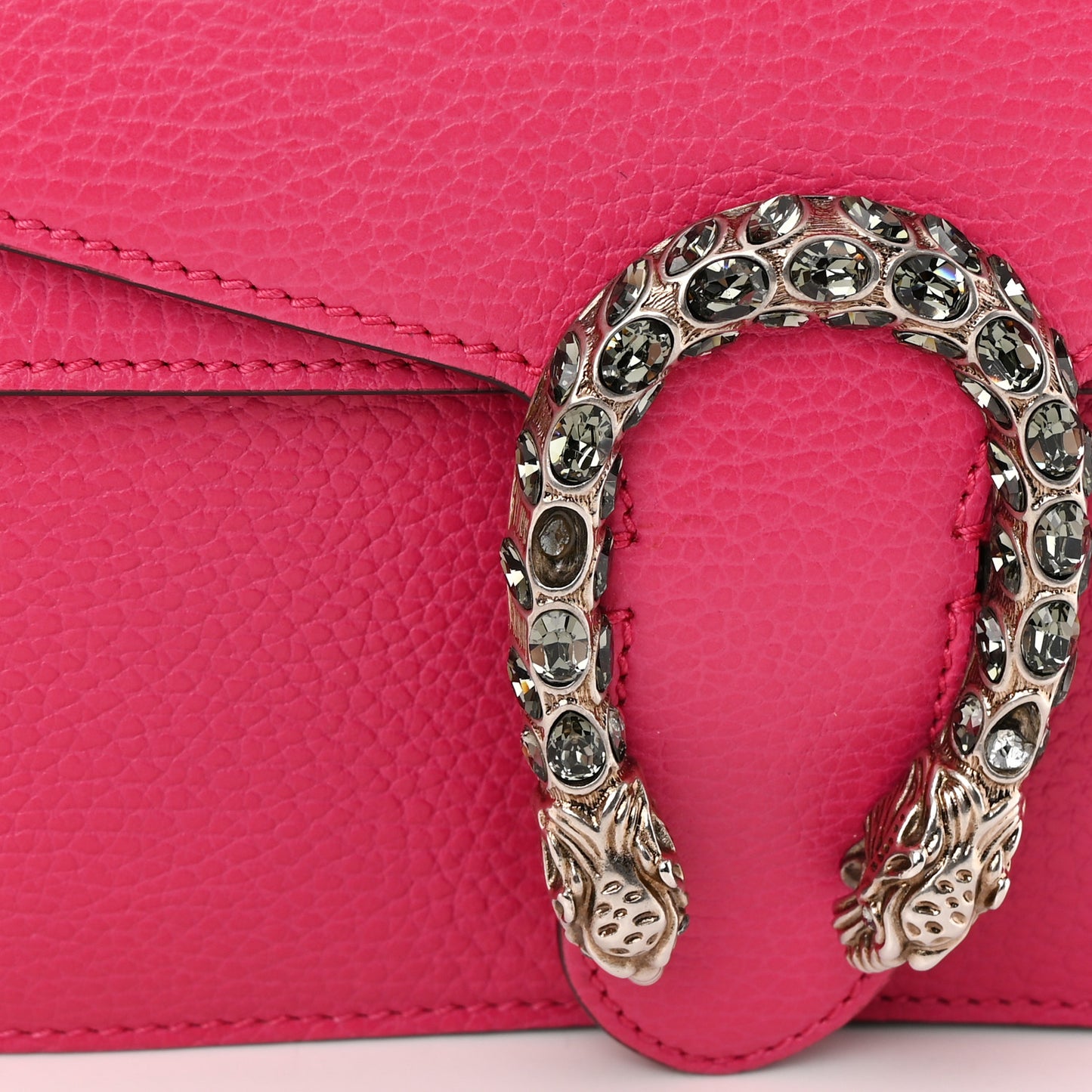 Dollar Calfskin Small Dionysus Shoulder Bag Box Pink