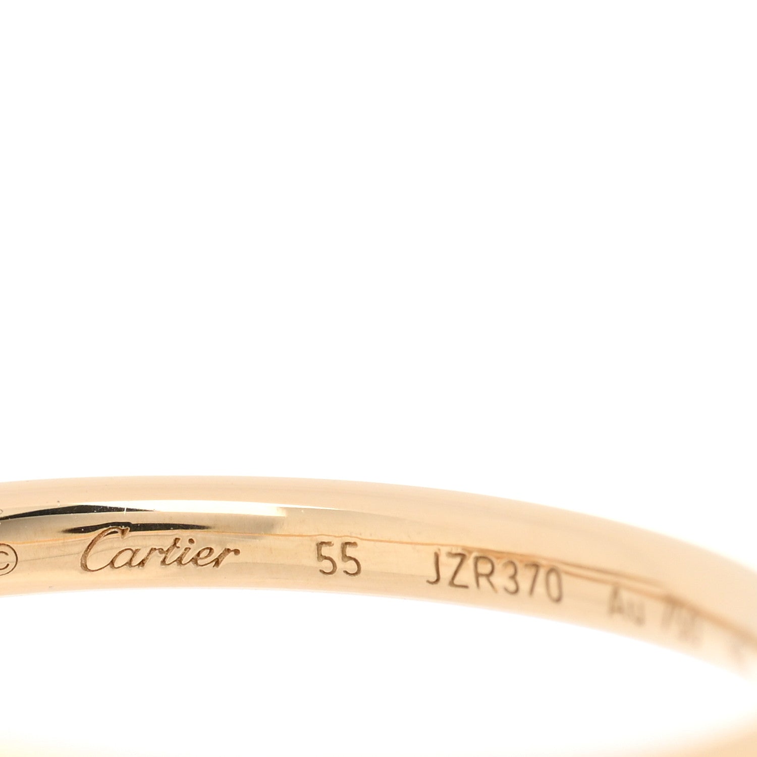 Cartier 18K Yellow Gold Small Juste Un Clou Ring 55 7.25 4 of 4